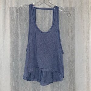 Blue Lululemon Tank.